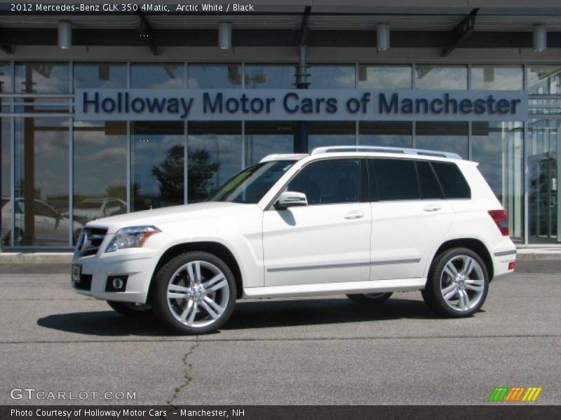Arctic White / Black 2012 Mercedes-Benz GLK 350 4Matic