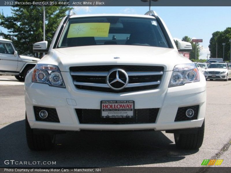 Arctic White / Black 2012 Mercedes-Benz GLK 350 4Matic