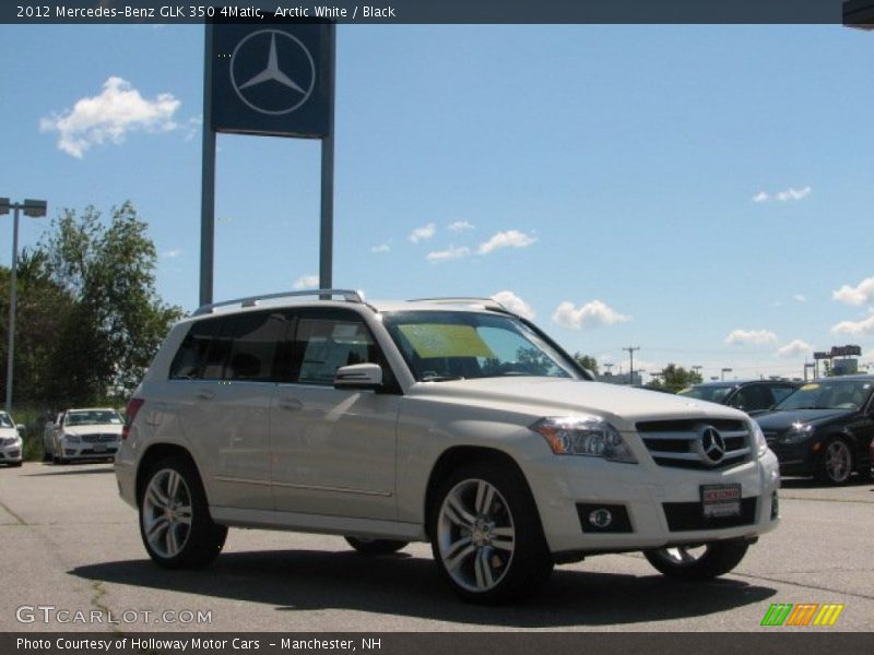 Arctic White / Black 2012 Mercedes-Benz GLK 350 4Matic