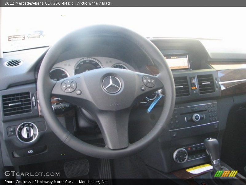 Arctic White / Black 2012 Mercedes-Benz GLK 350 4Matic
