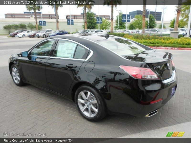 Crystal Black Pearl / Parchment 2012 Acura TL 3.5 Technology