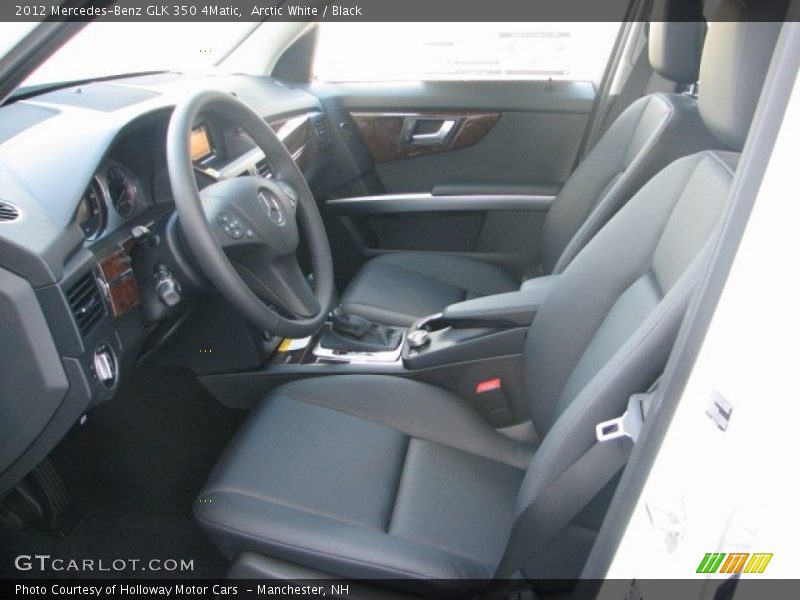 Arctic White / Black 2012 Mercedes-Benz GLK 350 4Matic