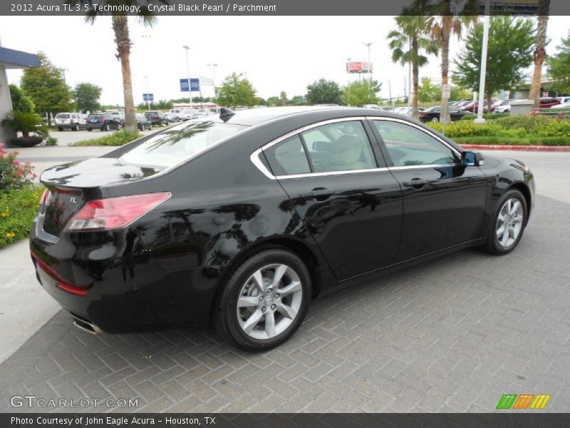 Crystal Black Pearl / Parchment 2012 Acura TL 3.5 Technology