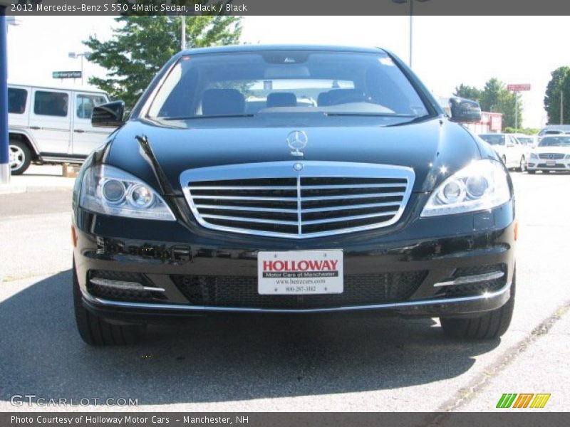 Black / Black 2012 Mercedes-Benz S 550 4Matic Sedan