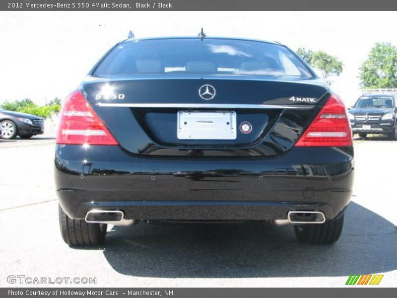 Black / Black 2012 Mercedes-Benz S 550 4Matic Sedan
