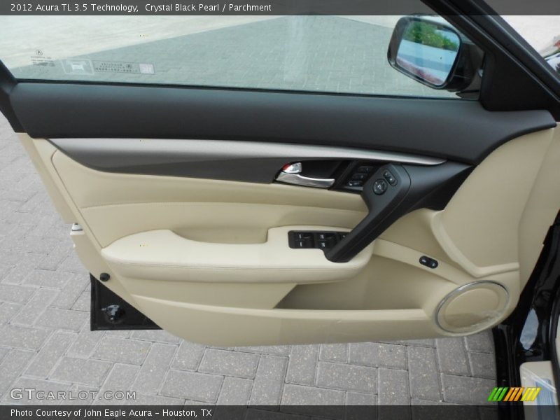 Crystal Black Pearl / Parchment 2012 Acura TL 3.5 Technology