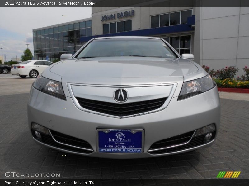 Silver Moon / Ebony 2012 Acura TL 3.5 Advance