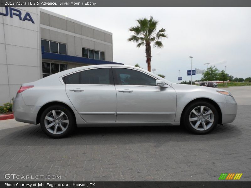 Silver Moon / Ebony 2012 Acura TL 3.5 Advance