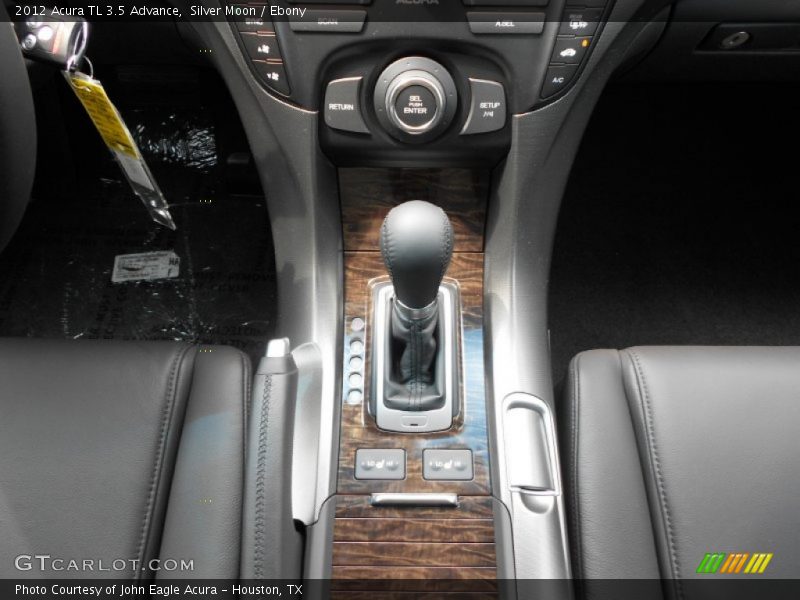 Silver Moon / Ebony 2012 Acura TL 3.5 Advance
