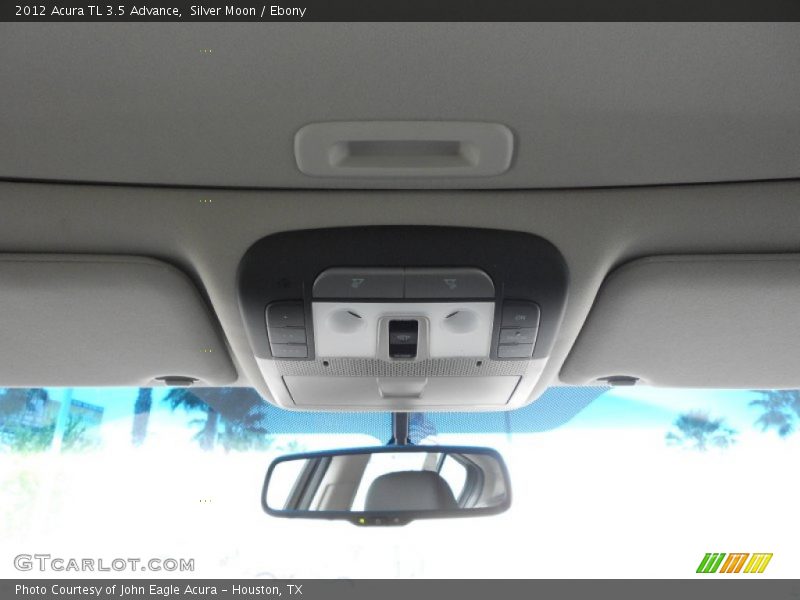 Silver Moon / Ebony 2012 Acura TL 3.5 Advance
