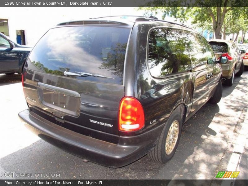 Dark Slate Pearl / Gray 1998 Chrysler Town & Country LXi