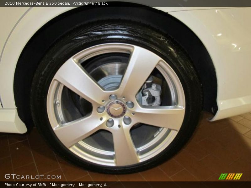 Arctic White / Black 2010 Mercedes-Benz E 350 Sedan