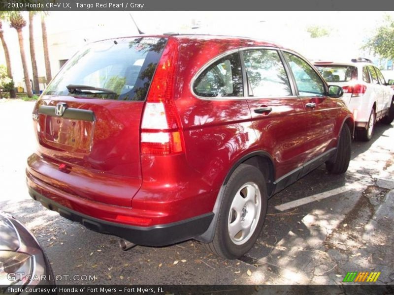 Tango Red Pearl / Gray 2010 Honda CR-V LX