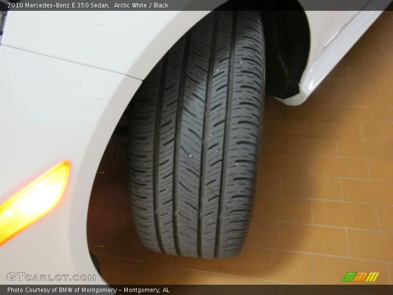 Arctic White / Black 2010 Mercedes-Benz E 350 Sedan