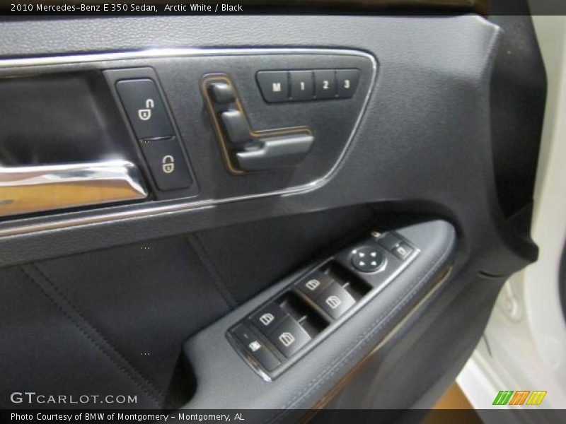 Arctic White / Black 2010 Mercedes-Benz E 350 Sedan