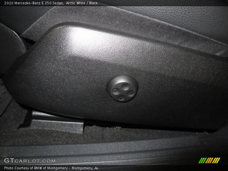 Arctic White / Black 2010 Mercedes-Benz E 350 Sedan