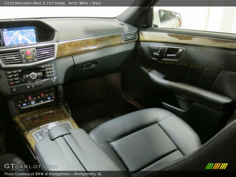 Arctic White / Black 2010 Mercedes-Benz E 350 Sedan