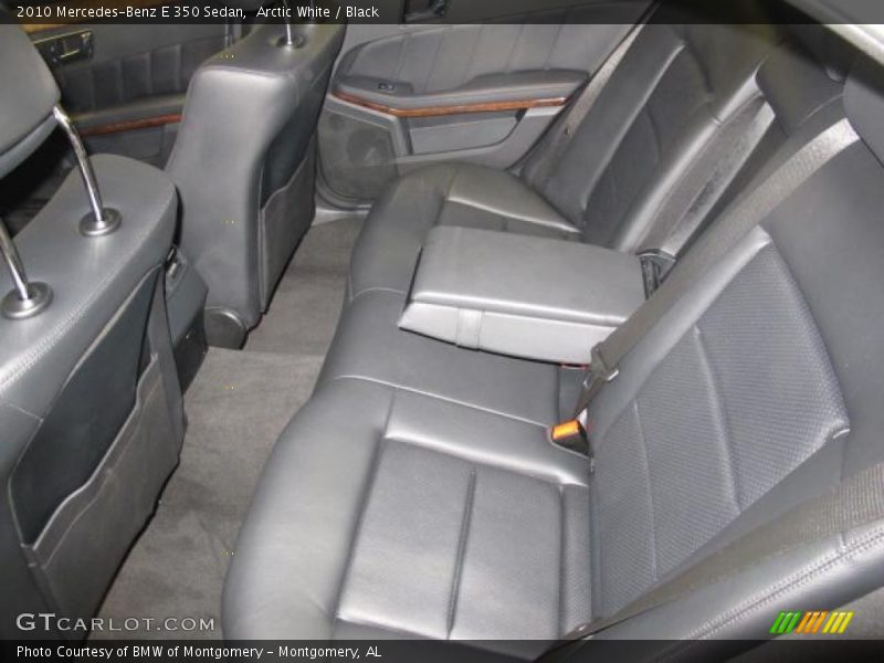 Arctic White / Black 2010 Mercedes-Benz E 350 Sedan