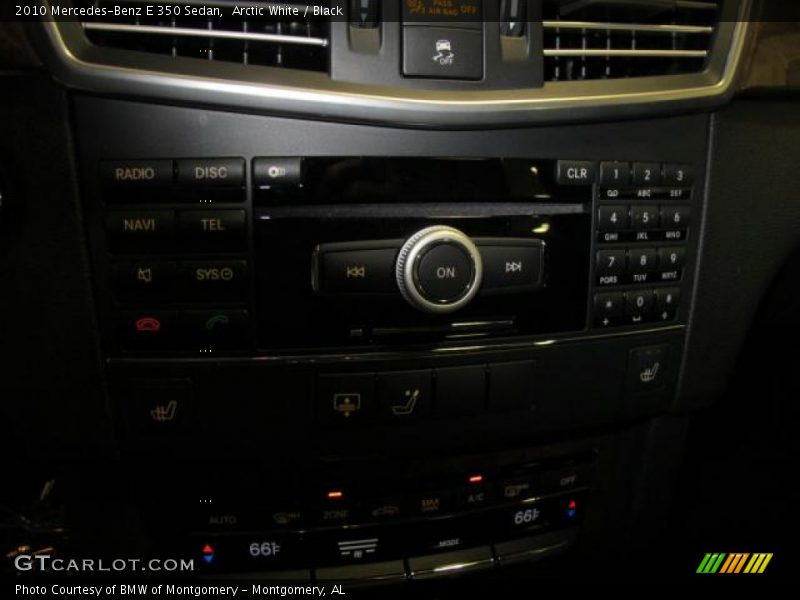 Arctic White / Black 2010 Mercedes-Benz E 350 Sedan