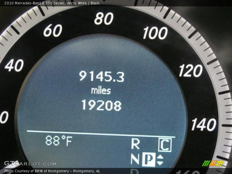 Arctic White / Black 2010 Mercedes-Benz E 350 Sedan