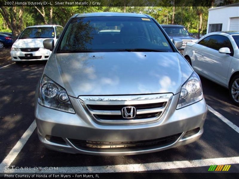 Silver Pearl Metallic / Gray 2007 Honda Odyssey EX-L