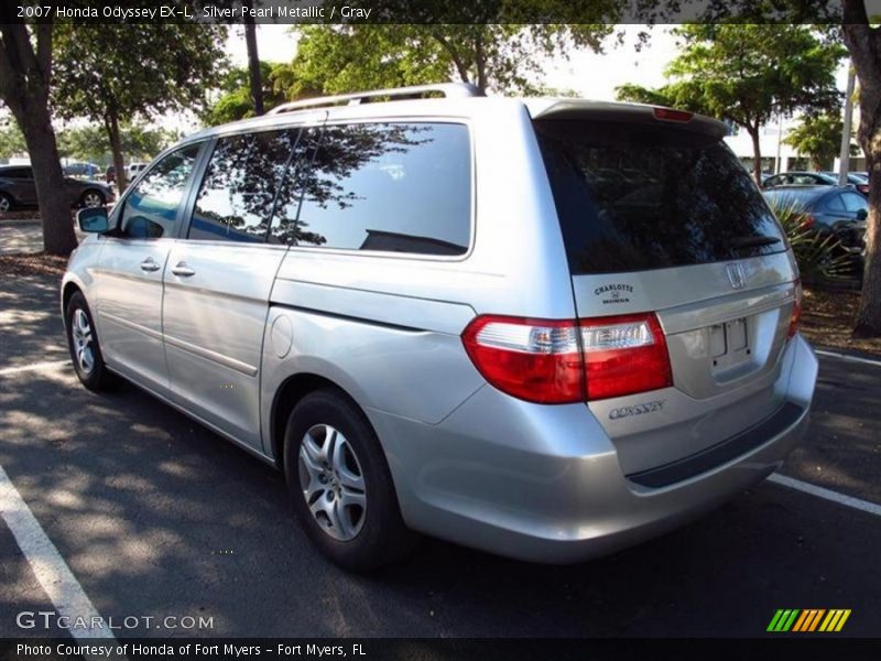 Silver Pearl Metallic / Gray 2007 Honda Odyssey EX-L