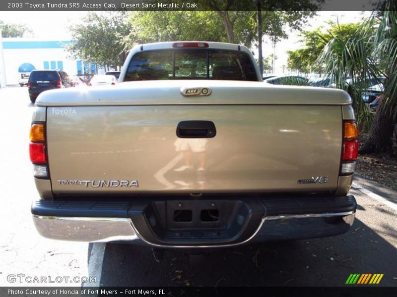 Desert Sand Metallic / Oak 2003 Toyota Tundra SR5 Access Cab