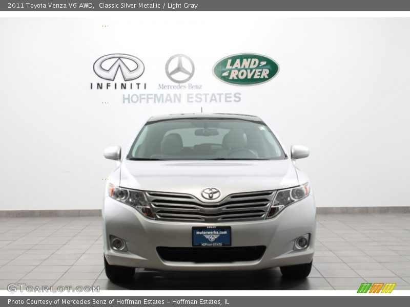 Classic Silver Metallic / Light Gray 2011 Toyota Venza V6 AWD