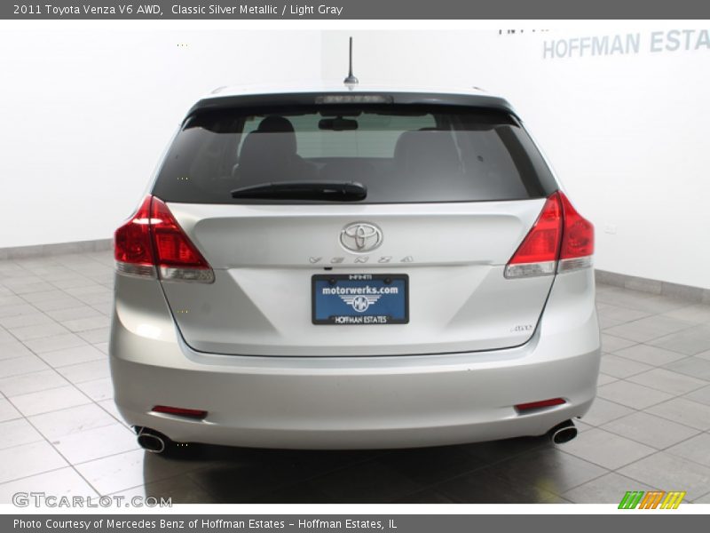 Classic Silver Metallic / Light Gray 2011 Toyota Venza V6 AWD