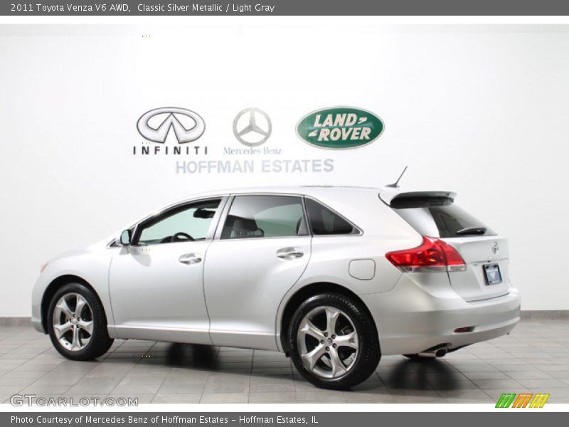Classic Silver Metallic / Light Gray 2011 Toyota Venza V6 AWD