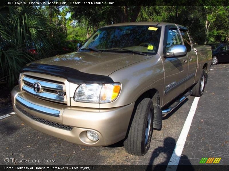 Desert Sand Metallic / Oak 2003 Toyota Tundra SR5 Access Cab