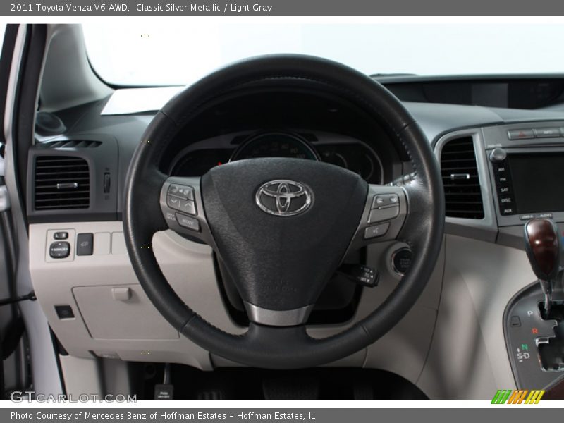 Classic Silver Metallic / Light Gray 2011 Toyota Venza V6 AWD