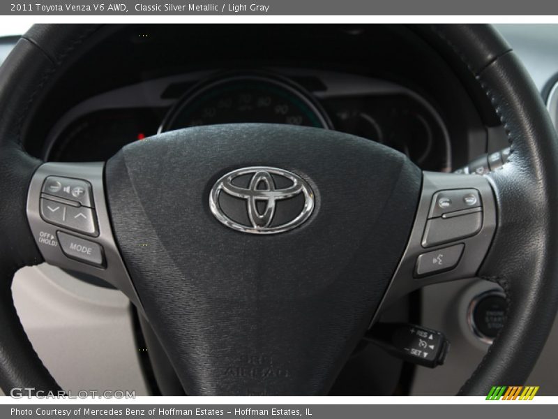 Classic Silver Metallic / Light Gray 2011 Toyota Venza V6 AWD
