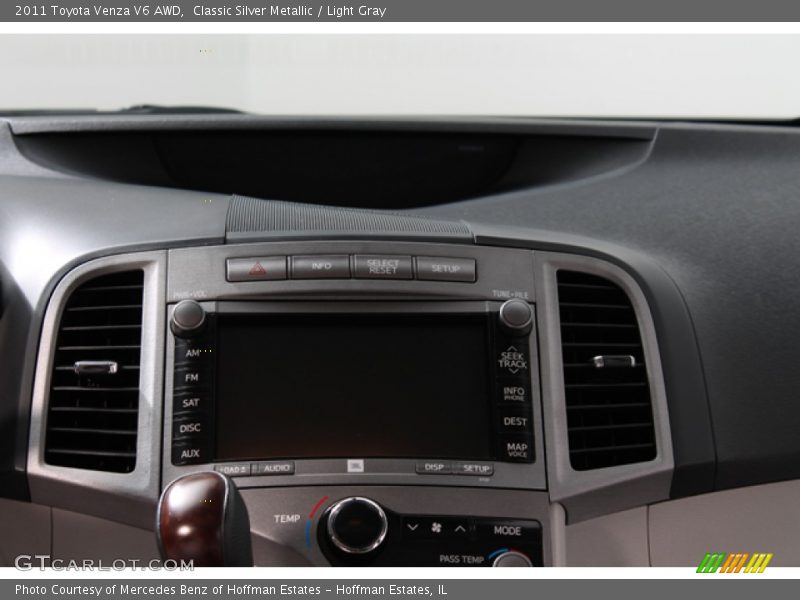 Classic Silver Metallic / Light Gray 2011 Toyota Venza V6 AWD