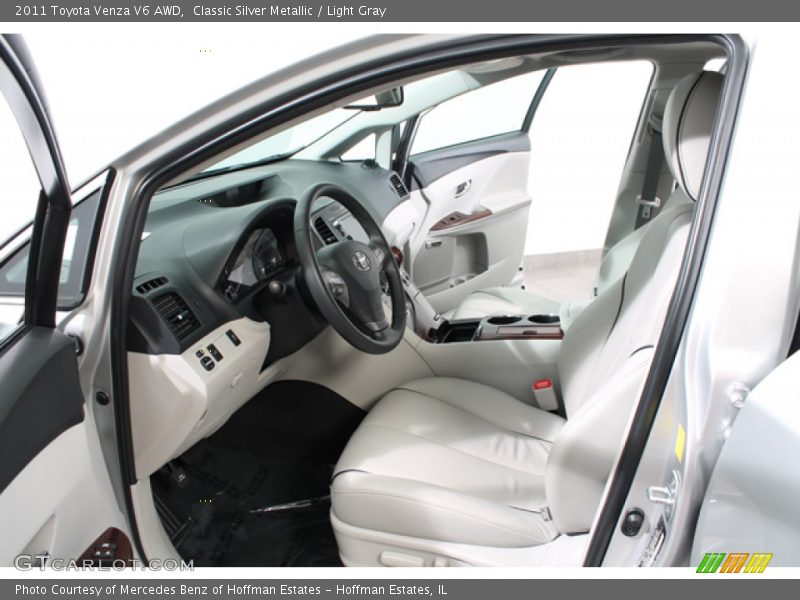 Classic Silver Metallic / Light Gray 2011 Toyota Venza V6 AWD