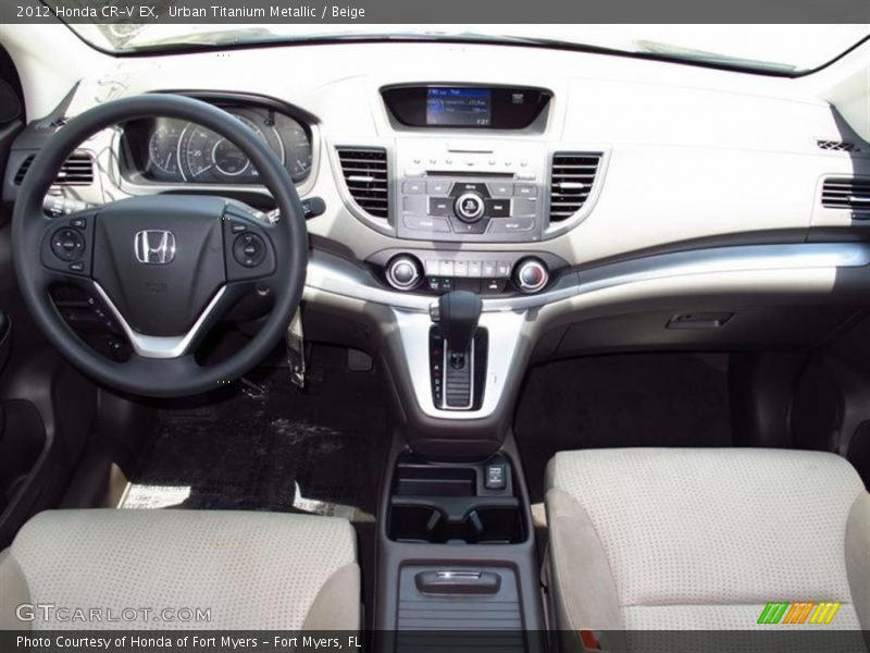 Urban Titanium Metallic / Beige 2012 Honda CR-V EX