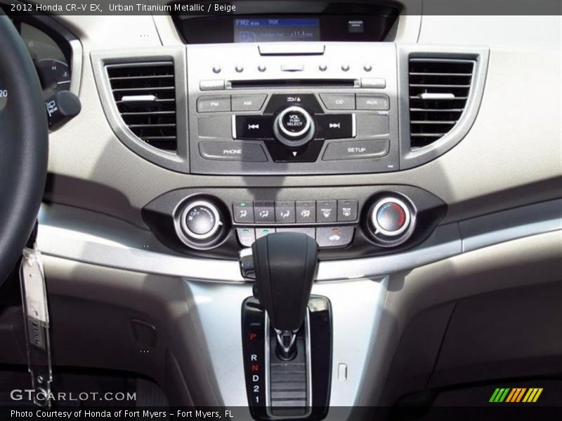 Urban Titanium Metallic / Beige 2012 Honda CR-V EX