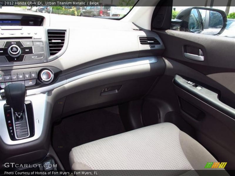 Urban Titanium Metallic / Beige 2012 Honda CR-V EX