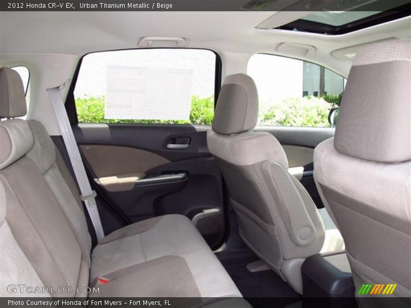 Urban Titanium Metallic / Beige 2012 Honda CR-V EX