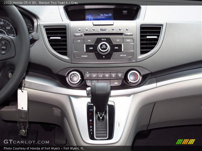 Basque Red Pearl II / Gray 2012 Honda CR-V EX