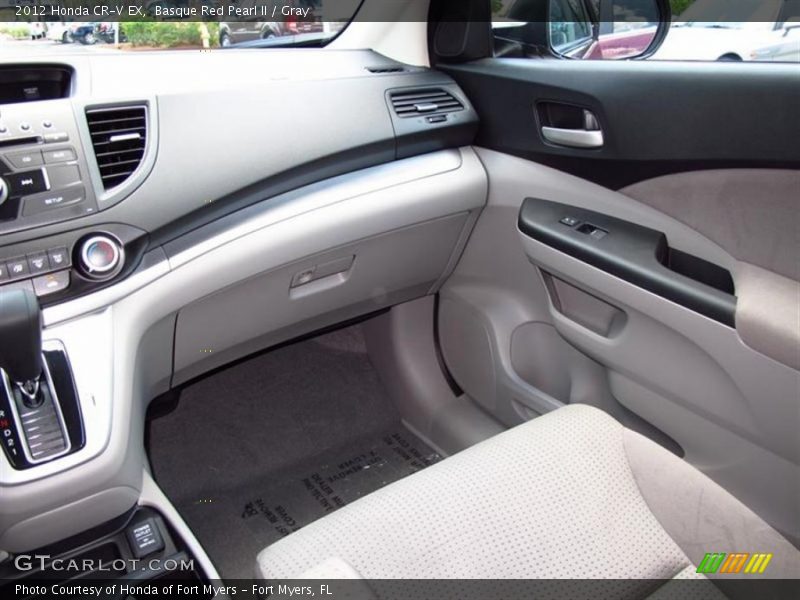 Basque Red Pearl II / Gray 2012 Honda CR-V EX