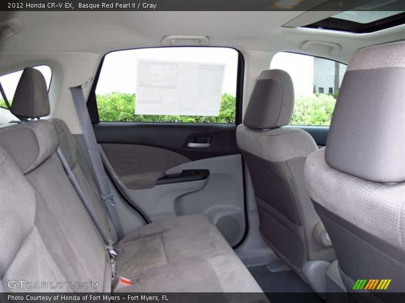 Basque Red Pearl II / Gray 2012 Honda CR-V EX