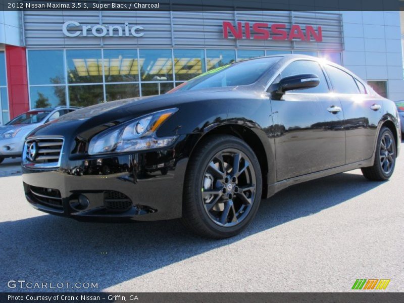 Super Black / Charcoal 2012 Nissan Maxima 3.5 S