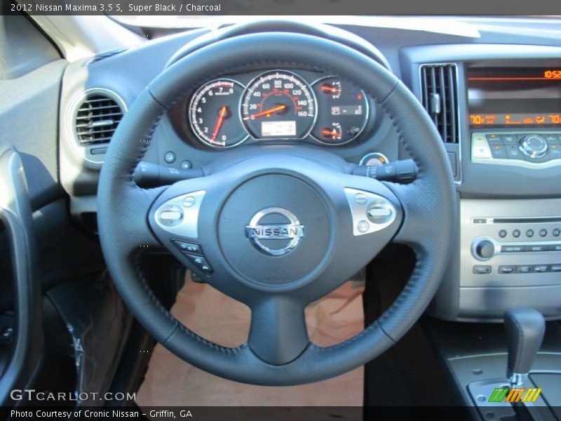 Super Black / Charcoal 2012 Nissan Maxima 3.5 S