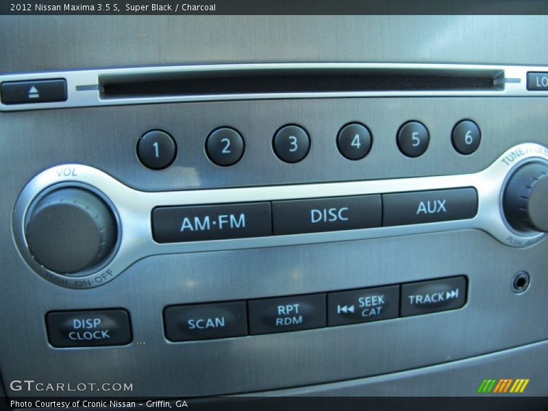 Super Black / Charcoal 2012 Nissan Maxima 3.5 S