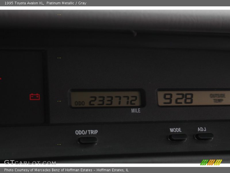 Platinum Metallic / Gray 1995 Toyota Avalon XL