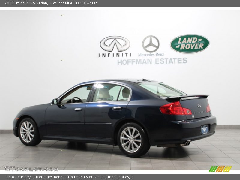 Twilight Blue Pearl / Wheat 2005 Infiniti G 35 Sedan