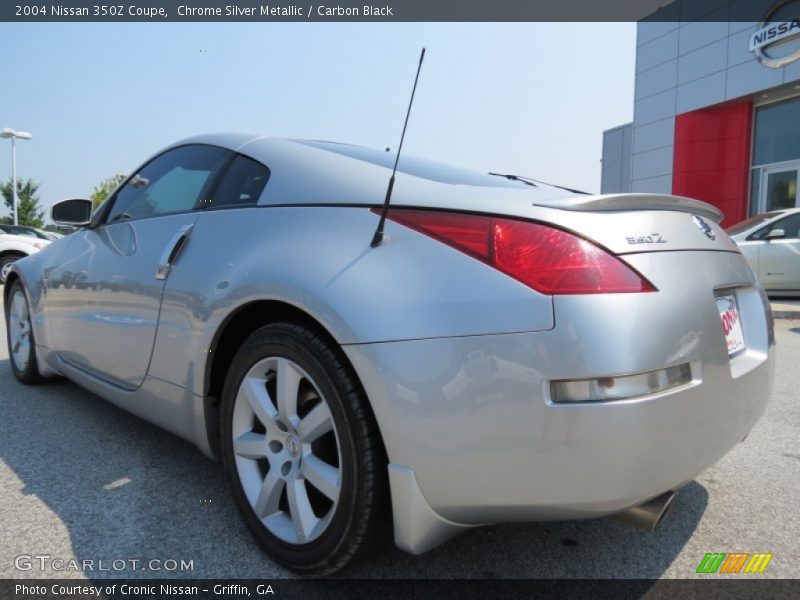 Chrome Silver Metallic / Carbon Black 2004 Nissan 350Z Coupe