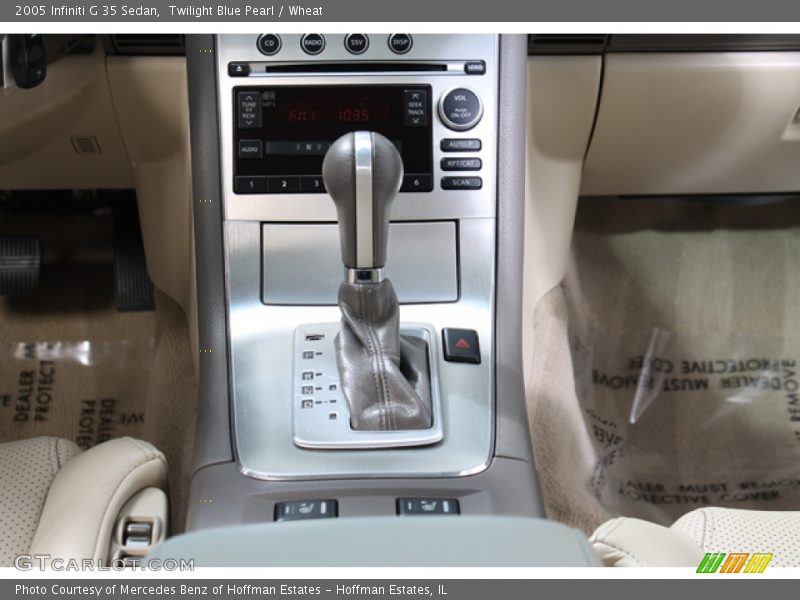 Twilight Blue Pearl / Wheat 2005 Infiniti G 35 Sedan
