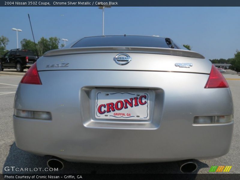 Chrome Silver Metallic / Carbon Black 2004 Nissan 350Z Coupe